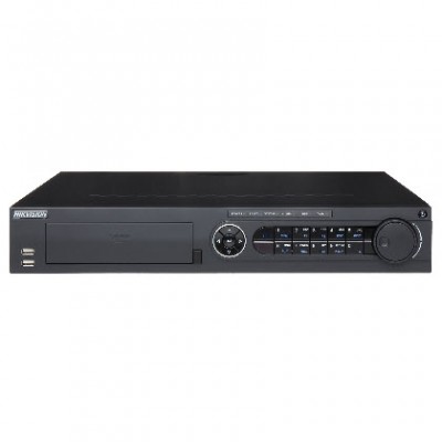 HIKVISION DS-7316HQHI-K4 Turbo 16 HD DVR, 16-ch analog, up to 24-ch IP, 4MP camera, 1080P, 1.5U, H.265 DVR, 4-ch audio via coaxial cable, 4 HDD SATA Interface, CCTV POS integration recording support