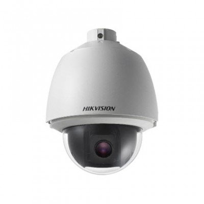 HIKVISION DS-2AE5232T-A 5-inch DarkFighter Vandal Proof Dome Camera,  2MP 1920 × 1080 resolution, 32 × optical zoom, 16 × digital zoom 4.8 mm to 153 mm focal length. DarkFighter, Pan and tilt ability. Water and dust resistant IP66 IK10 Vandal Proof Dome C