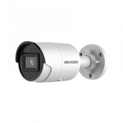 HIKVISION DS-2CD2063G2-I(U) AcuSense 6MP Bullet Network Camera, Fixed focal lens, 2.8, 4, and 6mm optional, 3200 × 1800 resolution,  Focuses on Smart Human/Vehicle Detection, Water resistant IP67, Support microSD card up to 256 GB (-U) Built-in microphone