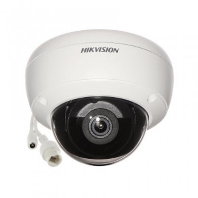 Hikvision DS-2CD2146G2-I(SU) 4MP AcuSense DarkFighter Fixed Dome Network Camera Fixed focal lens, 2.8,4 and 6 mm optional, Smart Human/Vehicle Detection, H.265+ compression, Water and dust resistant (IP67), Vandal Proof IK10, (-SU) Built-in microphone