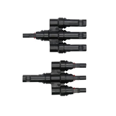 Link CB-1008 MC4 T-Type , 3 to 1 Connector (Pair), 1500V, 30A, TUV Standard, (2.5 mm², 4.0 mm² and 6.0 mm²) 