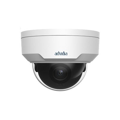 Advidia (By Panasonic) M-46-FW 4MP WDR IR Fixed Dome IP Camera, WDR 120dB, 2.8mm Lens, H.265 IR, IP67, IK10 Rated 