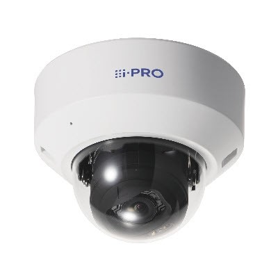I-PRO (Panasonic) WV-S22500-V3L 5MP Vandal Resistant Indoor Dome Network Camera 3.1 x (Motorized zoom / Motorized focus), H.265, Built-in IR LED, IK10								
