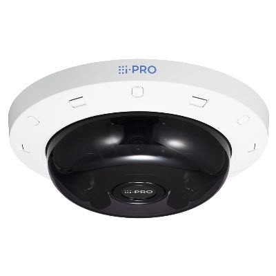 i-PRO WV-S8543LG 2MP 3x4MP(12MP) Outdoor Multi-Sensor Network Camera with AI Engine, Smoke Dome type. Built-in 360° IR LED								