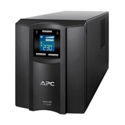 APC SMC1000I APC Smart-UPS C, Line Interactive, 1000VA, 600 Watt Tower, 230V, 8x IEC C13 outlets, USB and Serial communication, AVR, Graphic LCD