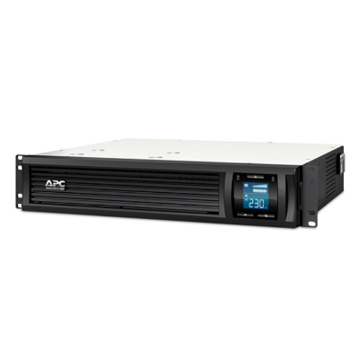 APC SMC1000I-2U APC Smart-UPS C, Line Interactive, 1,000VA, 600 Watt,Rackmount 2U, 230V, 4x IEC C13 outlets, USB and Serial communication, AVR, Graphic LCD.