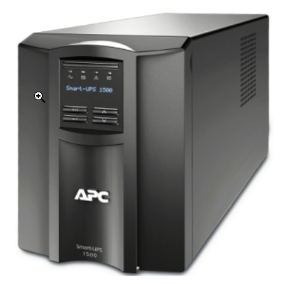 APC SMT1500I APC Smart-UPS, Line Interactive, 1,500VA,1,000 Watt Tower, 230V, 8x IEC C13 outlets, SmartSlot, AVR, LCD