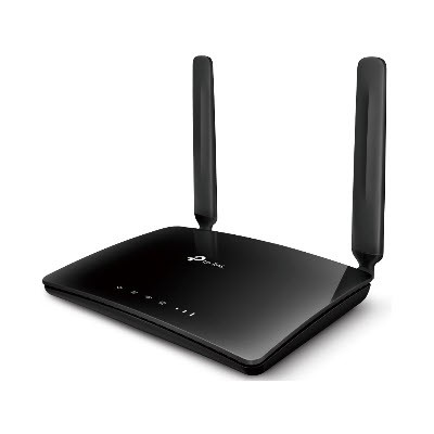 tp-link TL-MR6400-V5 300Mbps Wireless N 4G LTE Router, Build-In 150Mbps 4G LTE Modem								 								