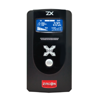 ZIRCON ZX 1000VA/550W ZIRCON UPS ZX-1000VA/550W LED Indicator (Tower type)
