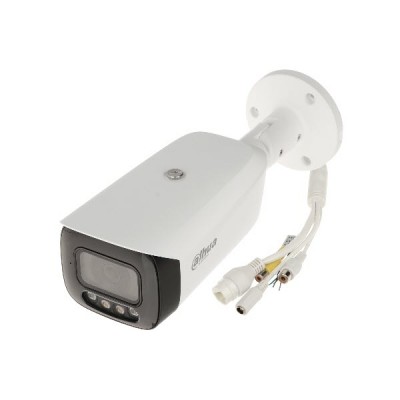 Dahua DH-IPC-HFW3249T1P-AS-PV 2MP Full-color Active Deterrence Fixed-focal Bullet WizSense Network Camera, Two way Audio, Flashlight alarm