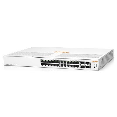 Aruba IOn 1930 24G 4SFP+ PoE 195W Switch (JL683B) 24 Ports Gigabit 100/1000Mbps, 4SFP 1G ports PoE 195W Class 4, Switch Manage Layer2, Desktop Switch