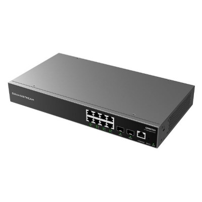Grandstream GWN7801 Enterprise Layer 2+ managed network switches 8 ports x 10/100/1000Mbps, POE, 2 x SFP, Desktop/ Wall-Mount