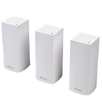 Linksys Atlas6 MX2003-AH AX3000 Dual-Band Intelligent Mesh WiFi 6 System, Linksys App easy Set-up, 75+ Devices, 557 sq.m. (Pack 3)