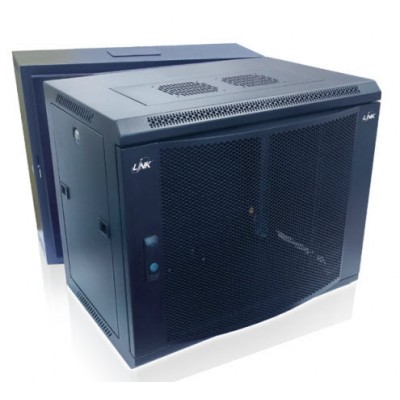 Link CW2-60512C Wall Rack 19" Wave CURVE Perforate 12U, ลึก 50 cm., (60cm x 50cm x 64cm) *ส่งฟรีเขต กทม.และปริมณฑล