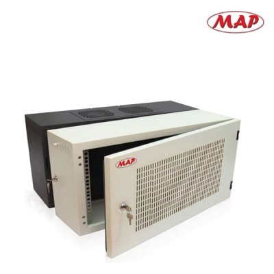 MAP M1-60406P 19” Modern Wall Rack PF Series, Cold Roll Steel, 6U (60x40x35cm) *จัดส่งฟรีเขต กทม.และปริมณฑล