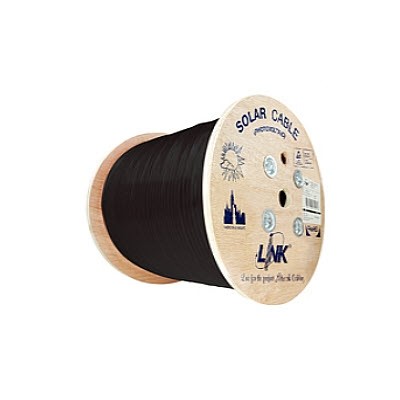 Link CB-1025AB PV Solar Cable, 62930 IEC131, H1Z2Z2-K, (1,500V), 1x2.5 mm² Black Color 1,000 m./Roll. 