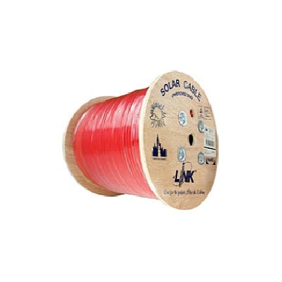 Link CB-1040AR PV Solar Cable, 62930 IEC131, H1Z2Z2-K, (1,500V), 1x4 mm² Red Color 1,000 m./Roll. 