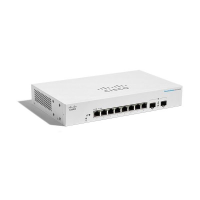 Cisco CBS220-8T-E-2G-EU CBS220 Smart 8-port 10/100/1000 GE, Ext PS, 2x1G SFP