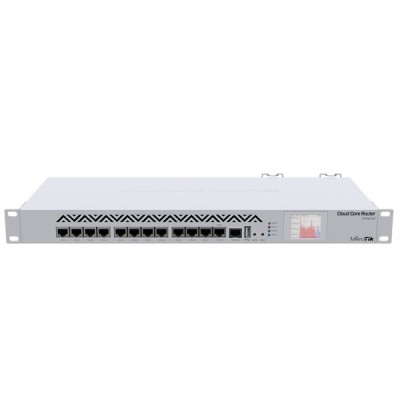 MikroTik CCR1016-12G Cloud Core Router Industrial Grade 12-Port Gigabit Ethernet, CPU 16 cores 1.2GHz, RAM 2GB, RouterOS L6