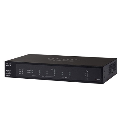 Cisco RV340 Dual WAN Gigabit VPN Router 2 WAN ports  load balancing 4 LAN ports 2 USB ports to support a 3G/4G modem or flash drive