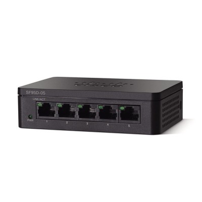 Cisco SF95D-05 Switch 5-Port 10/100 Mbps Unmanaged Desktop Switch