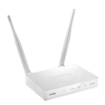 D-Link DAP-1665 Wireless AC1200 Wave 2 Dual-Band Access Point, 1 x Gigabit Ethernet LAN, Repeater WISP Client Mode Bridge Mode Support