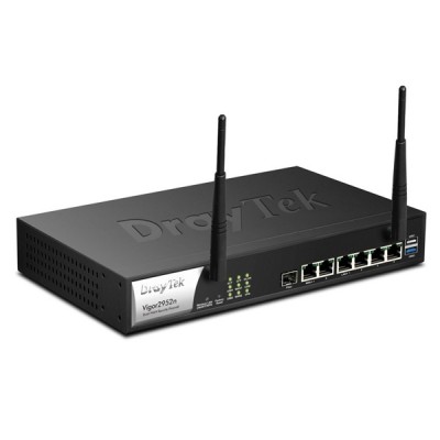 DrayTek Vigor2952n Dual-WAN Load Balancing High Performance VPN Router, 2.4GHz 802.11n
