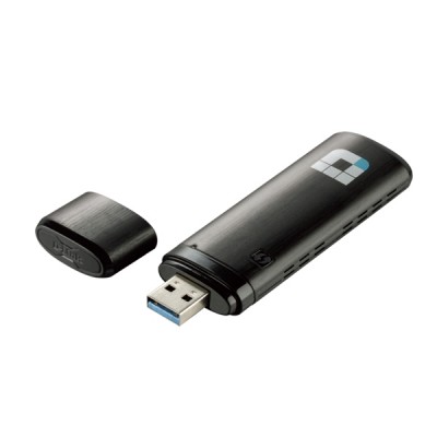 D-Link DWA-182 Wireless AC1300 Dual-band SmartBeam USB 3.0 Adapter (Up to 300Mbps (2.4GHz) + 866Mbps (5GHz))