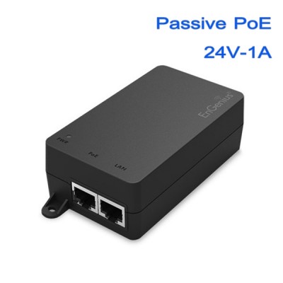 Engenius EPA2410GP Gigabit Passive PoE Adapter 24V-1A (24W.) 10/100/1000 Mbps. compatible APs/devices