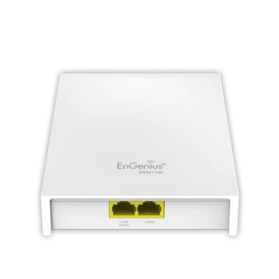 EnGenius EWS511AP Neutron Dual-Band AC750 Wireless Managed Wall-Plate Access Point, Speed 750Mpbs, 2 x LAN Port PoE Support