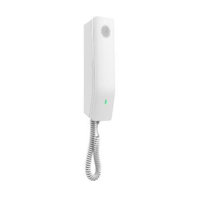 Grandstream GHP610 Compact Hotel IP Phone, Hearing Aid Compatible, 10/100 Mbps ethernet POE port, White