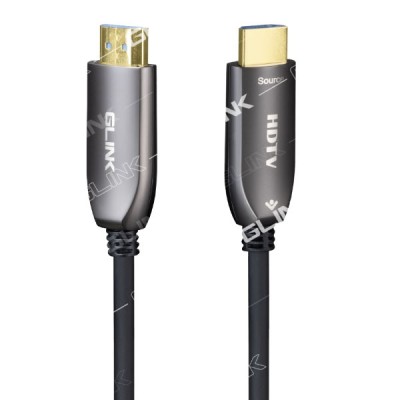 GLINK GL403-20 สาย HDMI เป็นสายแบบ Fiber Optic HDTV ความละเอียดสูงสุด 4K คมชัดทั้งภาพและเสียง รองรับระบบ HDR การส่งข้อมููลด้วย Bandwidth ถึง 18Gbps อัตราภาพแบบ 21:9 สายยาว 20 เมตร