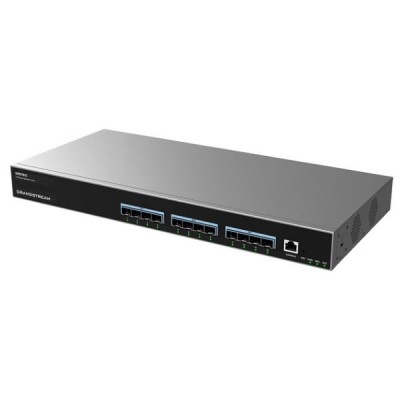 Grandstream GWN7832 Enterprise Layer 3 Managed Aggregate Network Switch, 12 x SFP+, Integrated Power Supply and External Redundant Power Supply (RPS)