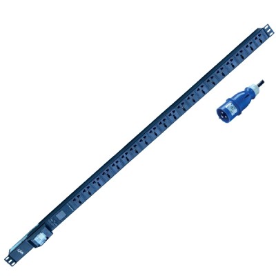 Link CH-10820 Power Distribution Unit 20 Universal Outlet (Circuit Breaker 32A + Volt/Amp + Power Plug 32A)