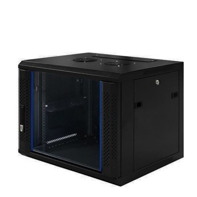 Link CW1-60409G 19" Glass Wall Rack 9U (60x40x50.5cm) *ส่งฟรีเขต กทม.และปริมณฑล