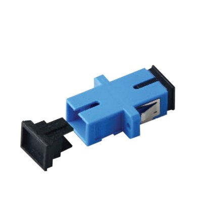 Link UF-0055SM SC Fiber Optic Simplex Adapter, Single-mode, Ceramic Sleeve, PBT Housing