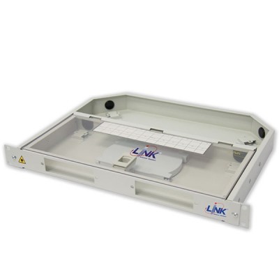 Link UF-2012A Fiber Optic Distribution Unit (FDU) 6-24F (2 Snap-In) Rack Mount Drawer (1U), Unload