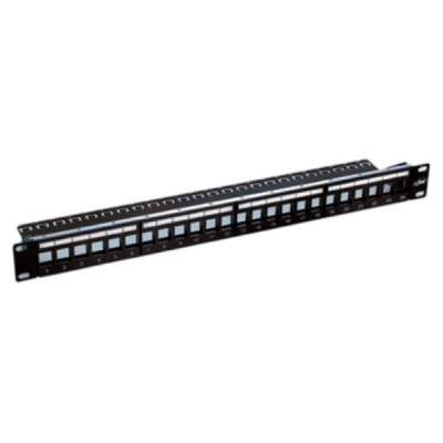 Link US-3002S Shield Unload Patch Panel 24 Port (1U) w/lable, Support 