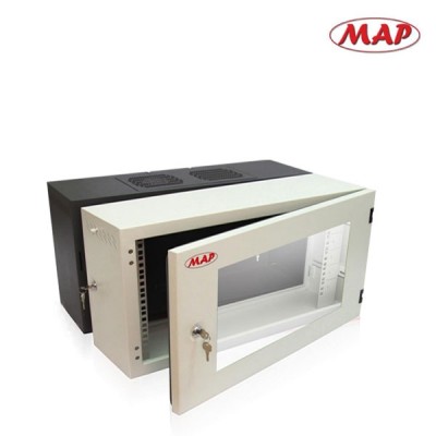 MAP M1-60506 19" Modern Wall Rack Series AC, Cold Roll Steel, 6U (60x50x35cm) *จัดส่งฟรีเขต กทม.และปริมณฑล