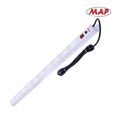 MAP M7-00020 Power Distribution Unit 20 Universal (PDU) Outlet 3M., Line Suppression