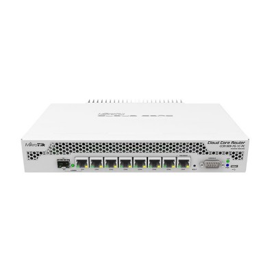 MikroTik CCR1009-7G-1C-PC Cloud Core Router Industrial Grade 7-Port Gigabit Ethernet, 1-Port Combo SFP, CPU 9Cores x 1GHz, RAM 1GB, RouterOS L6