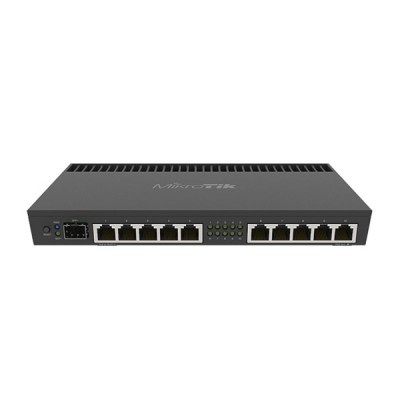 MikroTik RB4011iGS+RM Router 10-Port Gigabit, 1-Port SFP+ 10Gbps, Quad-core 1.4Ghz CPU, 1GB RAM, Desktop case with Rack ears