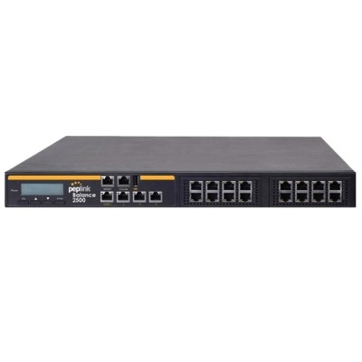 Peplink Balance 2500 (BPL-2500) Multi-WAN Router, 12 Gigabit WAN port and 8 Gigabit LAN port, 8Gbps Throughput, Load Balancing/VPN/QoS Support