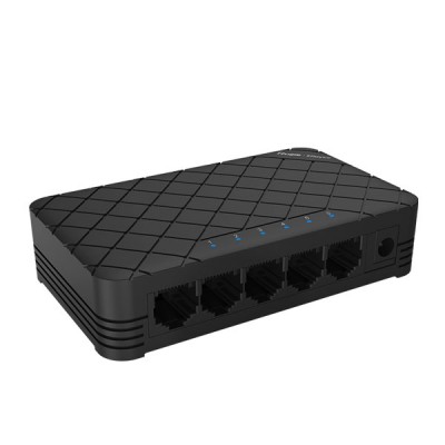 Reyee RG-ES05G 5-Port Gigabit 10/100/1000 Mbps RJ45 Unmanaged Desktop Switch, Plastic Case
