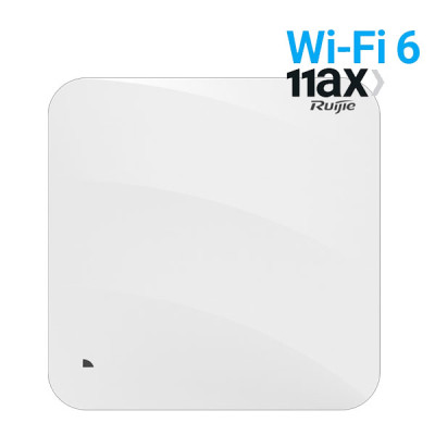 Ruijie RG-AP810-L Wireless Indoor Access Point Wi-Fi 6 (802.11ax), Speed 1.775 Gbps Dual-band 2.4 & 5GHz, Support PoE and DC power supply, Ruijie Cloud App Management