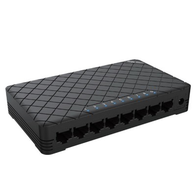 Reyee RG-ES08 8-Port 10/100 Mbps RJ45 Unmanaged Desktop Switch, Plastic Case