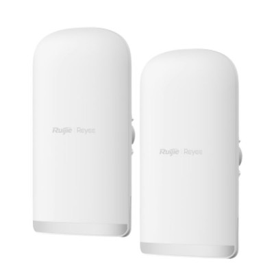 Reyee RG-EST350G AC867 Dual-Radio 3 Spatial Streams, Automatic PTP Pairing WiFi Link 3-5 km., 16 dBi Wireless Bridge, 3 x GE Ports, IP55 Weatherproof, Support eWeb and Ruijie Cloud Management, PoE or 802.3af/at Support (24V PoE adapter included)