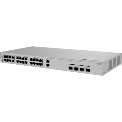 Huawei eKIT S310S-26PN4JX L2+ Manage PoE+ Switch 24 Port Gigabit (22xPoE+), 2x2.5GBASE-T Combo (PoE+), 2x10GE SFP+ ports, 400W PoE Built-in AC power