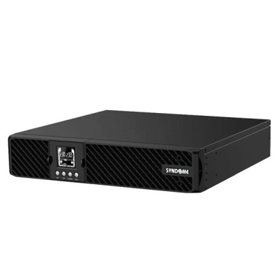 SYNDOME HE-RT1K (HE-RT 1000) 1000VA/900Watt High Power Density Rack-Tower 2-IN-1, True Online Double Conversion UPS *จัดส่งฟรีทั่วประเทศ