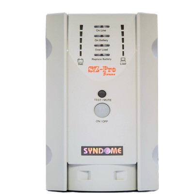 SYNDOME SZ-1501 PRO UPS 1500VA/1200W, Line Interacitbe with Stabilizer, Universal Socket 5 Outlet (ส่งฟรีทั่วประเทศ)